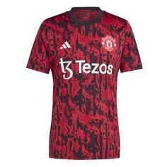 adidas Manchester United Pre-Match Shirt Fußballtrikot Herren Mufc Red / Black