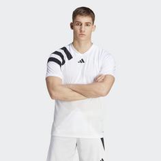 Rückansicht von adidas Fortore 23 Trikot T-Shirt Herren White / Black