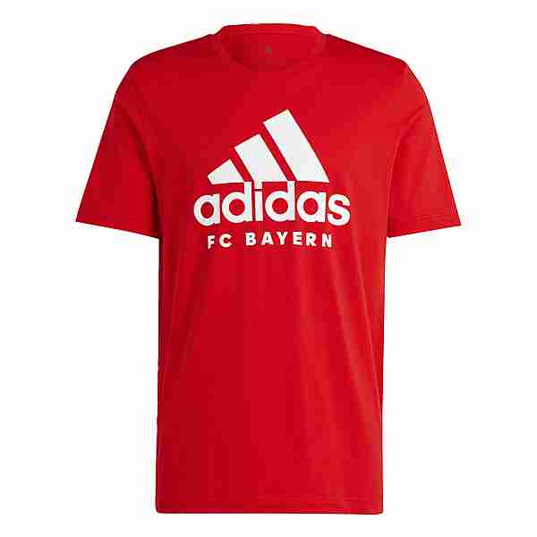 adidas FC Bayern München DNA Graphic T-Shirt Fanshirt Herren Red