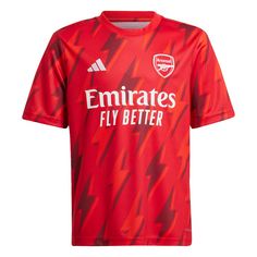 adidas FC Arsenal Pre-Match Shirt Fußballtrikot Kinder Better Scarlet