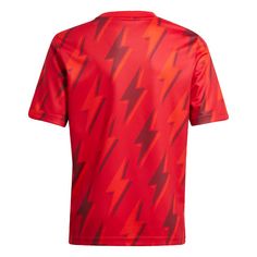 Rückansicht von adidas FC Arsenal Pre-Match Shirt Fußballtrikot Kinder Better Scarlet