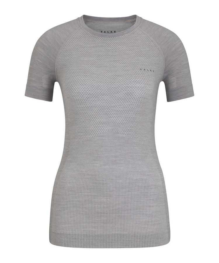 Falke Falke Light Shortsl. Shirt Regular T-Shirt Damen - grey-heather (3757) - 0 | SportScheck