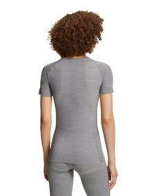 Rückansicht von Falke Wool-Tech Light T-Shirt Damen grey-heather (3757)