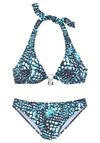 BRUNO BANANI B&uuml;gel-Bikini Bikini Set Damen - marine-bedruckt
