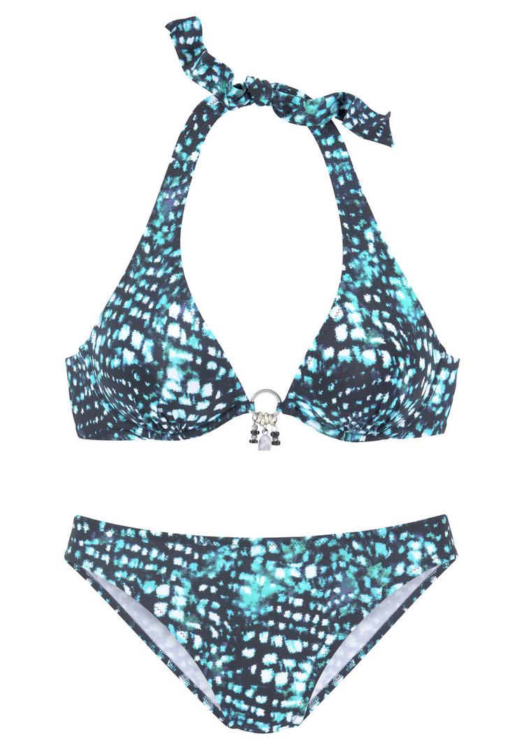 BRUNO BANANI BRUNO BANANI B&uuml;gel-Bikini Bikini Set Damen - marine-bedruckt - 0 | SportScheck