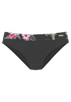 Lascana Bikini-Hose Bikini Hose Damen schwarz-bedruckt