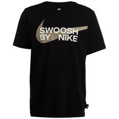Nike Big Swoosh T-Shirt Herren schwarz