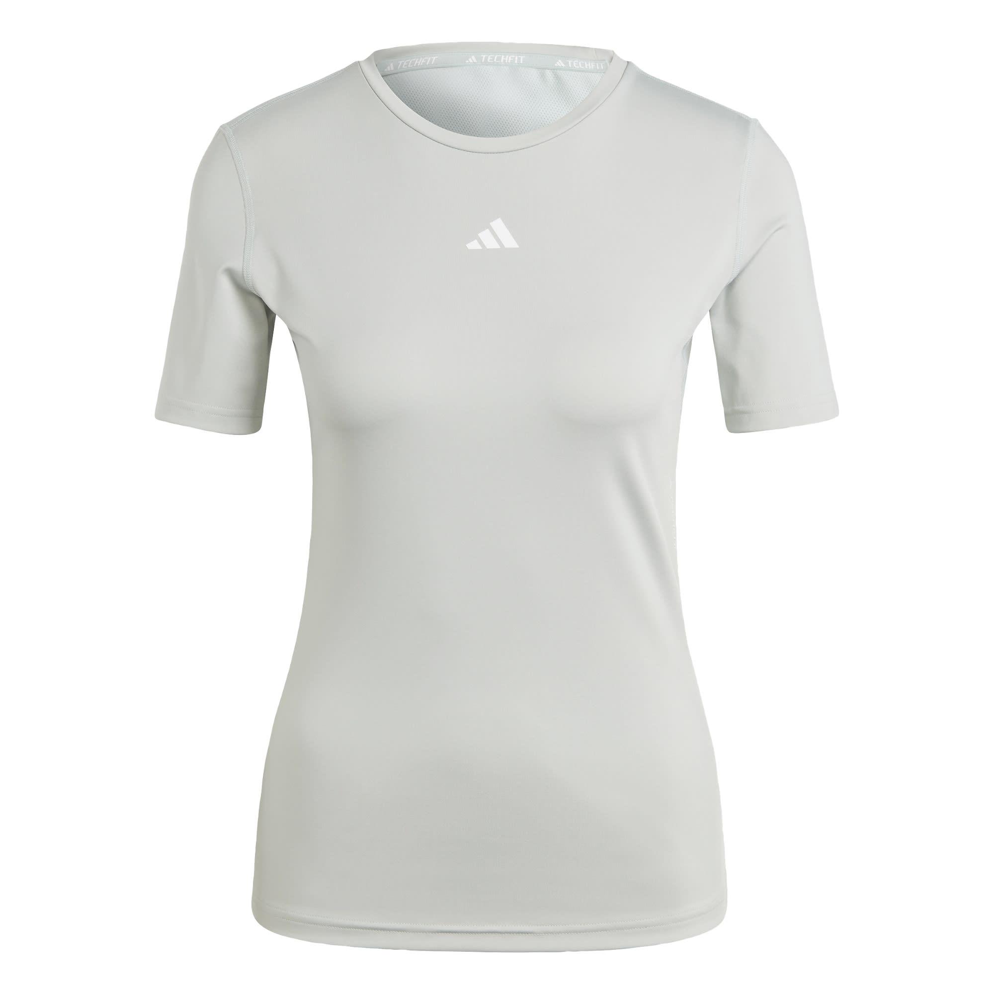 Adidas Techfit Training T Shirt T Shirt Damen Wonder Silver