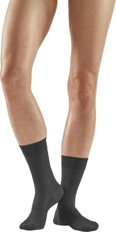 Rückansicht von CEP Business Compression Socks Mid Cut Laufsocken Damen grey