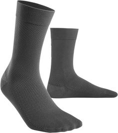 CEP Business Compression Socks Mid Cut Laufsocken Herren grey