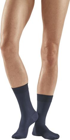 Rückansicht von CEP Business Compression Socks Mid Cut Laufsocken Damen blue