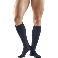 Rückansicht von CEP Business Compression Socks Tall Laufsocken Herren blue