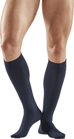 Rückansicht von CEP Business Compression Socks Tall Laufsocken Herren blue