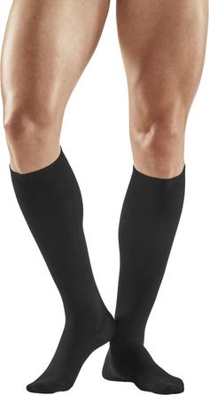 Rückansicht von CEP Business Compression Socks Tall Laufsocken Herren black