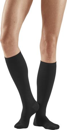 Rückansicht von CEP Business Compression Socks Tall Laufsocken Damen black