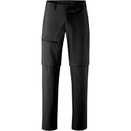 Rückansicht von Maier Sports Latit Zip Zipphose Herren Schwarz