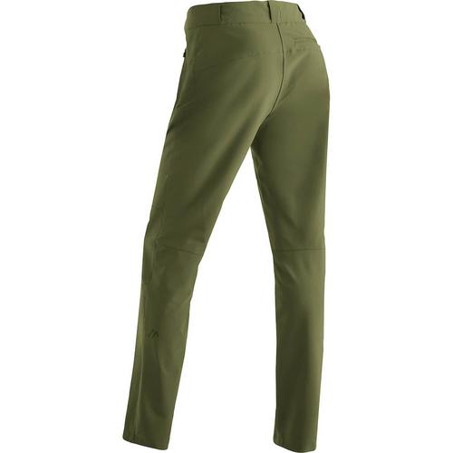 Rückansicht von Maier Sports Latit Wanderhose Damen Moos