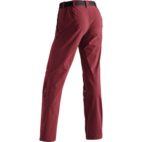 Rückansicht von Maier Sports Lulaka Trekkinghose Damen Bordeaux431