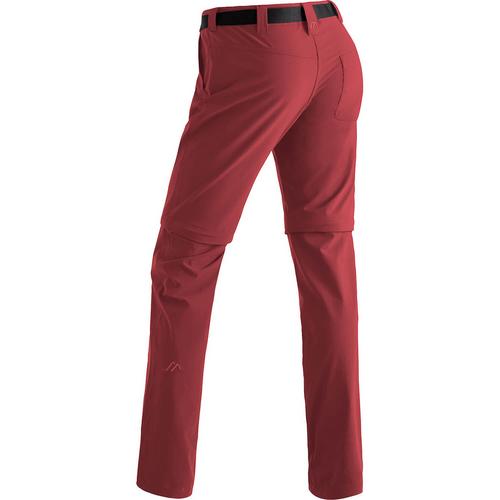 Rückansicht von Maier Sports Inara Slim Trekkinghose Damen Bordeaux431
