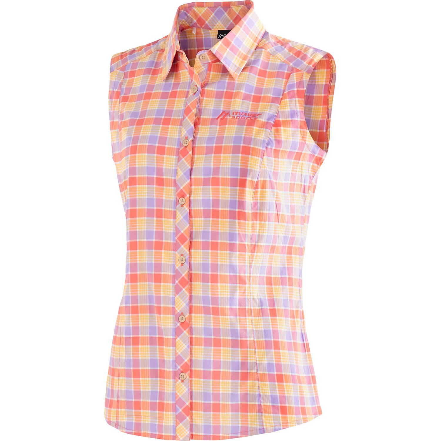 Maier Sports Sana Kurzarmbluse Damen Fire Red