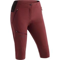 Maier Sports Latit Capri Vario Funktionsshorts Damen Bordeaux