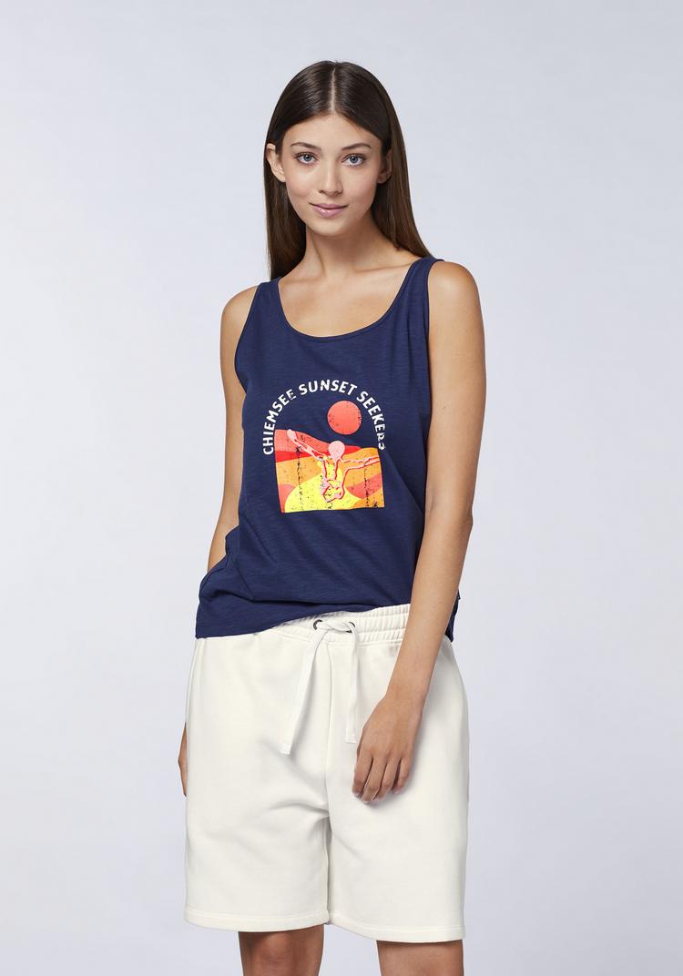 Chiemsee Chiemsee Tanktop Tanktop Damen - 19-3933 Medieval Blue - 0 | SportScheck