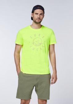 Rückansicht von Chiemsee T-Shirt T-Shirt Herren 13-0630 Safety Yellow