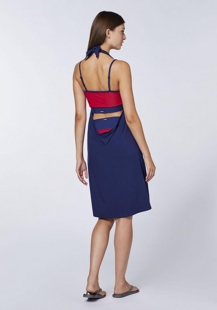 Chiemsee Chiemsee Neckholder-Kleid Jerseykleid Damen - 19-3933 Medieval Blue - 1 | SportScheck