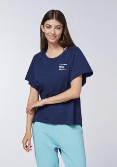 Rückansicht von Chiemsee Shirt T-Shirt Damen 19-3933 Medieval Blue