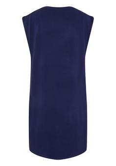 Rückansicht von Chiemsee Shirt-Kleid Jerseykleid Kinder 19-3933 Medieval Blue