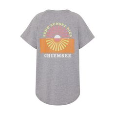 Rückansicht von Chiemsee T-Shirt T-Shirt Kinder 17-4402M Neutral Gray Melange