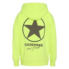 Rückansicht von Chiemsee Hoodie Sweatshirt Kinder 13-0630 Safety Yellow