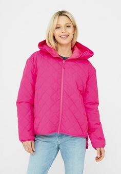 Rückansicht von Derbe Quiltby Short Jacke Damen Pink Glo