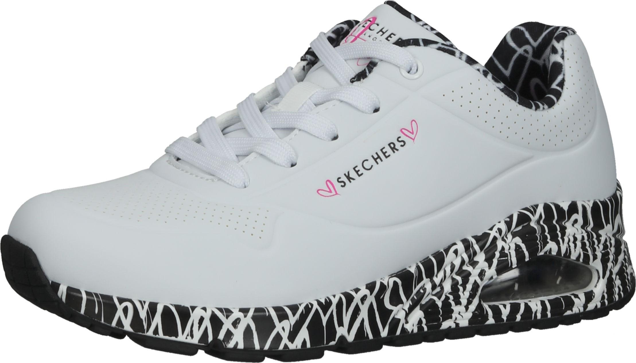 Skechers Sneaker Sneaker Damen WeiB Schwarz im Online Shop von SportScheck kaufen