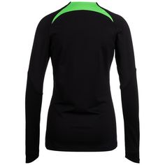 Rückansicht von Nike FC Liverpool Strike Drill Funktionssweatshirt Damen schwarz / grün