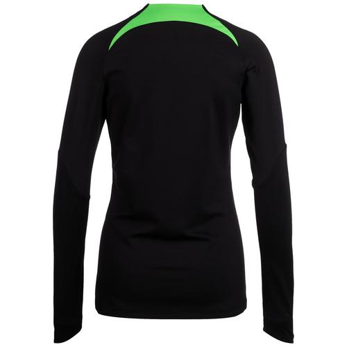 Rückansicht von Nike FC Liverpool Strike Drill Funktionssweatshirt Damen schwarz / grün