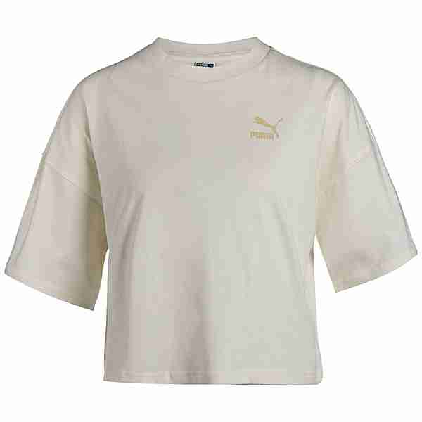 PUMA Classics Oversized T-Shirt Damen beige