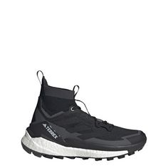 Rückansicht von adidas TERREX Free Hiker 2.0 Wanderschuh Wanderschuhe Core Black / Core Black / Grey Six