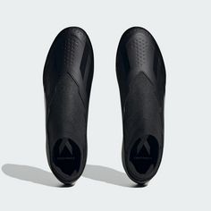 Rückansicht von adidas X CRAZYFAST.3 LL FG Fußballschuh Fußballschuhe Core Black / Core Black / Core Black