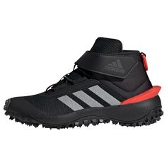 adidas Fortatrail Kids Schuh Sneaker Kinder Core Black / Silver Metallic / Bright Red