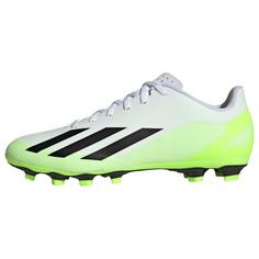 adidas X Crazyfast.4 FxG Fußballschuh Fußballschuhe Herren Cloud White / Core Black / Lucid Lemon