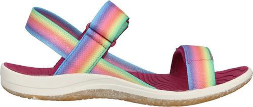 Rückansicht von Keen Wanderschuhe Outdoorsandalen Rainbow