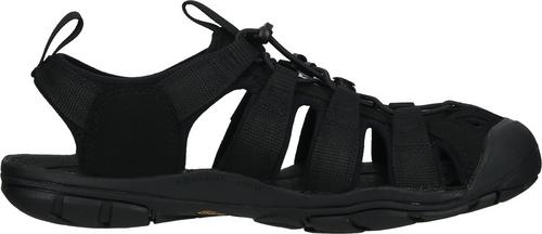 Rückansicht von Keen Wanderschuhe Outdoorsandalen Herren Schwarz/Schwarz