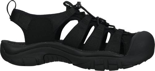 Rückansicht von Keen Wanderschuhe Outdoorsandalen Herren Schwarz