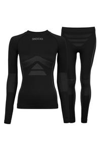 Snocks Thermounterw&auml;sche W&auml;scheset Damen - Schwarz