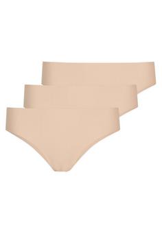 Snocks Hipster Panties aus Mikrofaser Hipster Damen Hellbeige