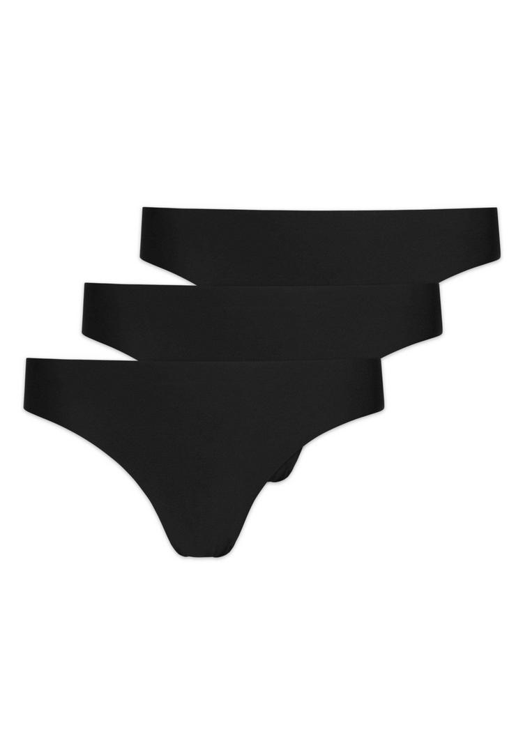 Snocks Snocks Tangas aus Mikrofaser Unterhose Damen - Schwarz - 0 | SportScheck