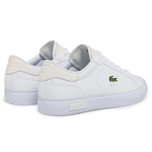 Rückansicht von Lacoste Sneaker Sneaker Herren Weiß