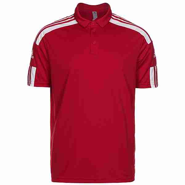adidas Squadra 21 Poloshirt Herren rot / weiß