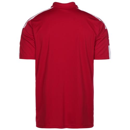 Rückansicht von adidas Squadra 21 Poloshirt Herren rot / weiß